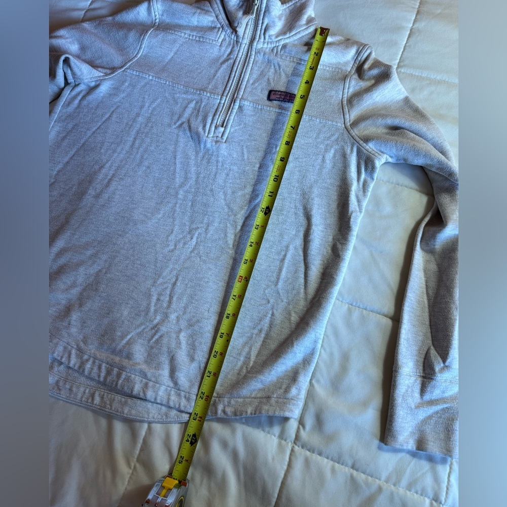Women's Vineyard Vines Dreamcloth Shep Pullover Shirt, Oatmeal, Relaxed, Size XS - Picture 7 of 10